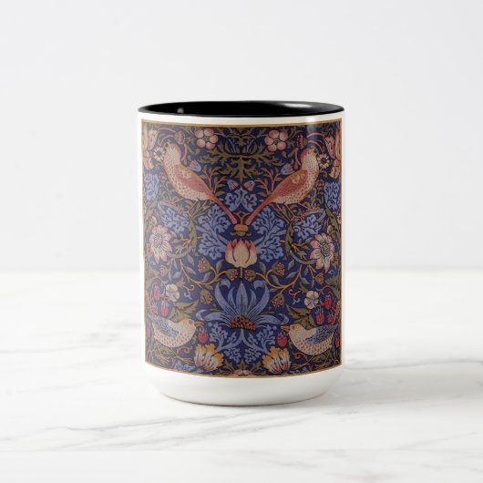 Birds-Kaffee-Tasse Zweifarbige Tasse (Mittel)