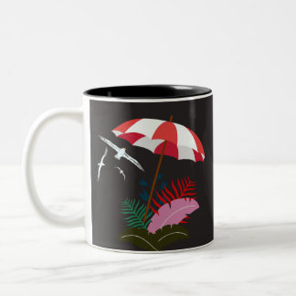 Birds-Kaffee-Tasse Zweifarbige Tasse