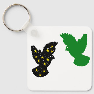 Birds Keychain – Twin Glide Silhouette Emblem Schlüsselanhänger