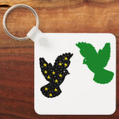 Birds Keychain – Twin Glide Silhouette Emblem Schlüsselanhänger (Vorderseite)