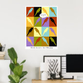 Birds Liebe Obama Poster (Heimbüro)