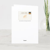 Birds Lilacs Vintag Geburtstag Karte (Rückseite)