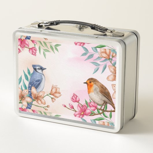 Birds Metal Lunch Box (Rückseite)