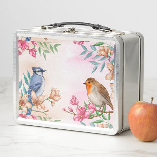 Birds Metal Lunch Box