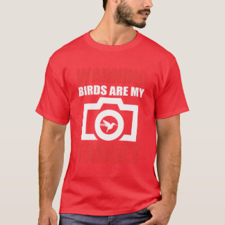 Birds myarget Wildlife Fotograf Gift family T-Shirt