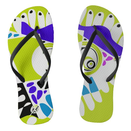 Bird's Nest - Avocado Green Gray Badesandalen (Fußbett)