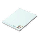 Bird's Nest Springtime Notepad Notizblock (Rotiert)