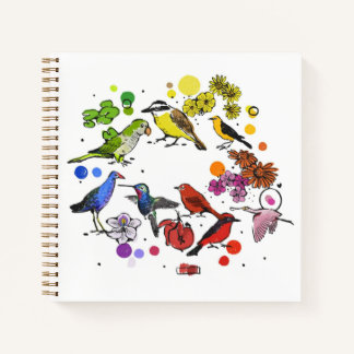 Birds notebook notizblock