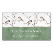 Birds of A Feather Business name website Magnetische Visitenkarte (Vorderseite)