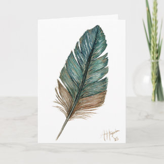 Birds of a Feather Folded Greeting Card Karte