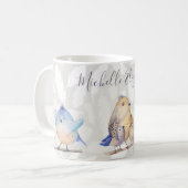 Birds of a Feather mit Namen Kaffeetasse (Vorderseite Links)