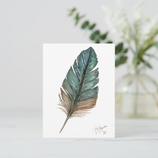 Birds of a Feather Postkarte (Stehend Vorderseite)