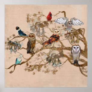 BIRDS- OF A FEATHERniederlassung Plakat