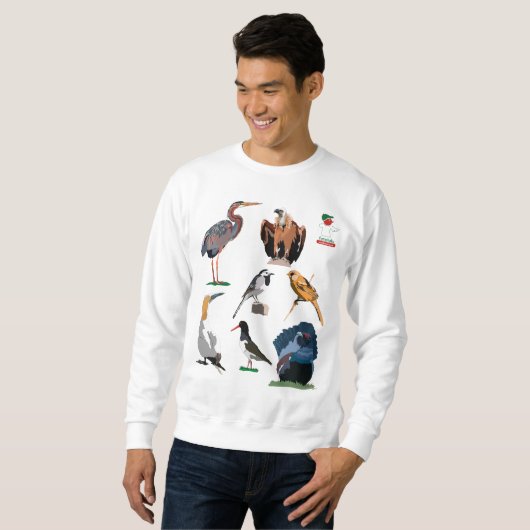Birds of Germany 1 Sweatshirt (Vorne ganz)