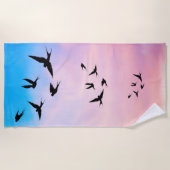 Birds of Heaven Strandtuch (Vorderseite)