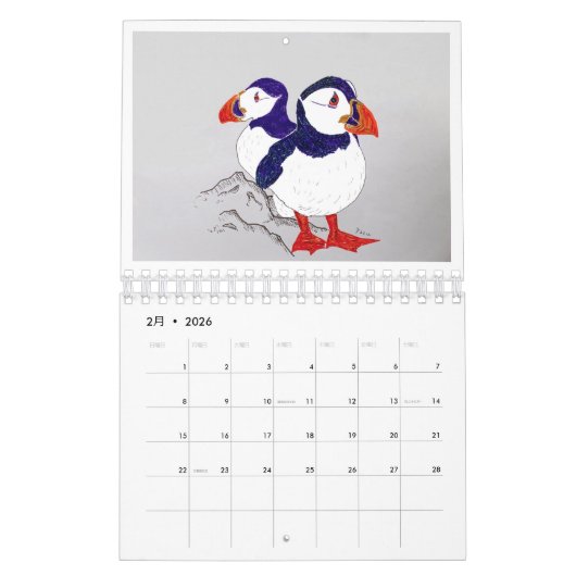 'Birds of Hope' Calendar 2026  Kalender (Feb 2026)