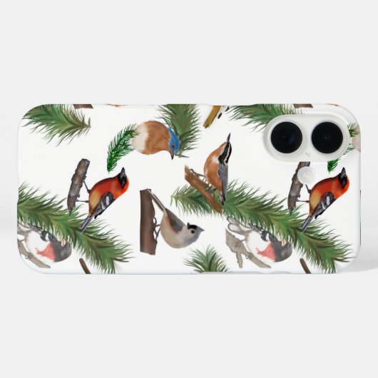 Birds of New England iPhone case (Rückseite (Horizontal))