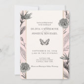Birds of Paradise Custom Photo Wedding Invitation  Einladung (Vorderseite)
