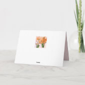 Birds of Paradise in Bloom Dankeskarte (Rückseite)