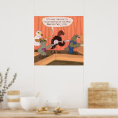 Birds of Prey Talon Contest Funny Poster (Küche)