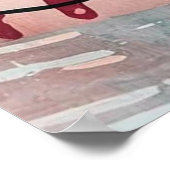 Birds on a Heart Branch Poster (Ecke)