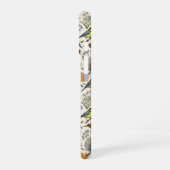 Birds Pattern iPhone 16 Hülle (Linke Seite)