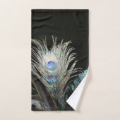 Birds Peacock Feathers Badhandtuch Set (Handtuch)