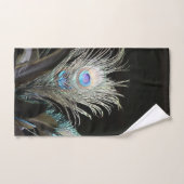 Birds Peacock Feathers Badhandtuch Set (Handtuch)