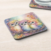 Birds-Regenbogen 1 Getränkeuntersetzer (Linke Seite)