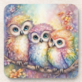 Birds-Regenbogen 1 Getränkeuntersetzer (Vorderseite)