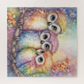 Birds-Regenbogen 1 Puzzle (Horizontal)