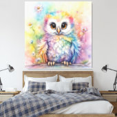 Birds-Regenbogen 2 Leinwanddruck (Insitu (Schlafzimmer))