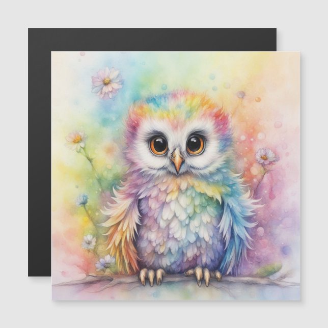 Birds-Regenbogen 2 Magnetkarte (Vorne/Hinten)