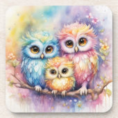 Birds-Regenbogen 5 Getränkeuntersetzer (Vorderseite)