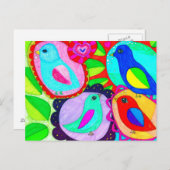 Birds say they Want Freedom! Postkarte (Vorne/Hinten)