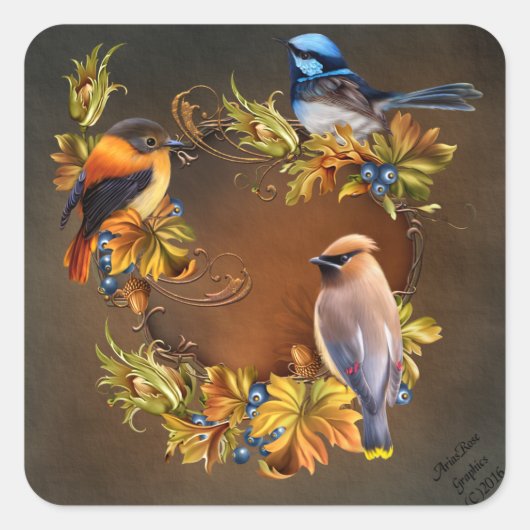 Birds Sticker (Vorderseite)