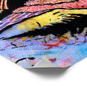 Birds Surrounded by Blue Sky Poster (Ecke)