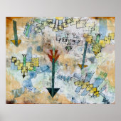 Birds Swooping Down and Arrows Poster (Vorne)