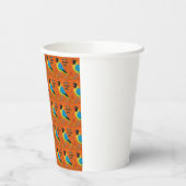 BIRDS THEMA PARROT ART BILDFARBEN GEMISCHT PAPPBECHER (Links)