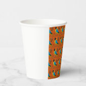 BIRDS THEMA PARROT ART BILDFARBEN GEMISCHT PAPPBECHER (Rechts)