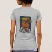 BIrds und Schmetterlinge T-Shirt (Rückseite)
