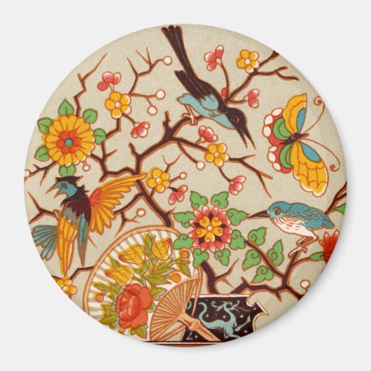 Birds- und Schmetterlingsmagnet Magnet (Vorne)