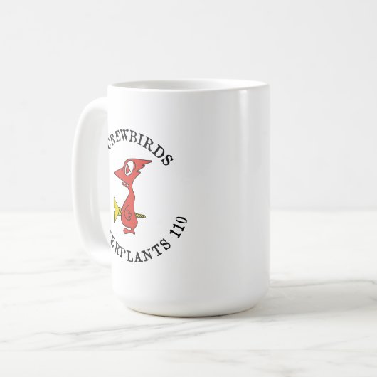 BIRDS VS-33 POWERPLANTS 110 KAFFEETASSE (Vorderseite Links)