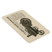 Birdsall's Steam Motor Traktion 1889 Traktor Magnet (Rechte Seite)