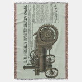 Birdsall's Steam Traction Motor 1889 Farm Traktor Decke (Vorderseite Vertikal)