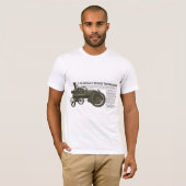 Birdsall's Steam Traction Motor 1889 Farm Traktor T-Shirt (Vorne ganz)