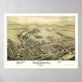 Birdsboro, PA Panoramic Map - 1890 Poster (Vorne)