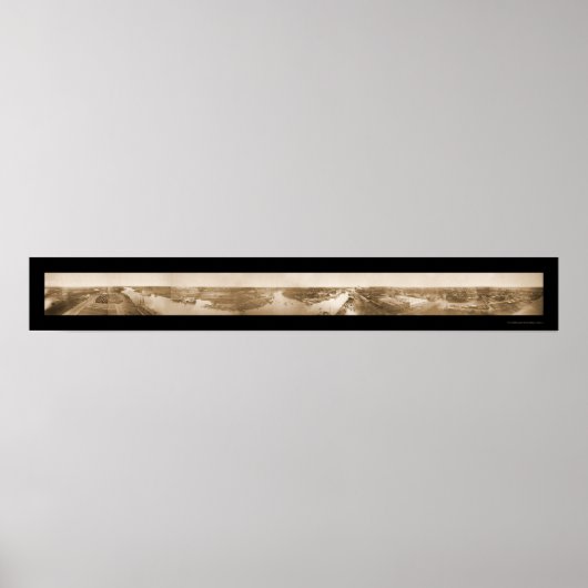 Birdseye aus Stockton Foto 1895 Poster (Vorne)