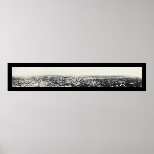 Birdseye St Paul MN Foto 1915 Poster (Vorne)