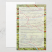 Birdseyes Ansicht-Große Ebenen Briefpapier (Vorne/Hinten)